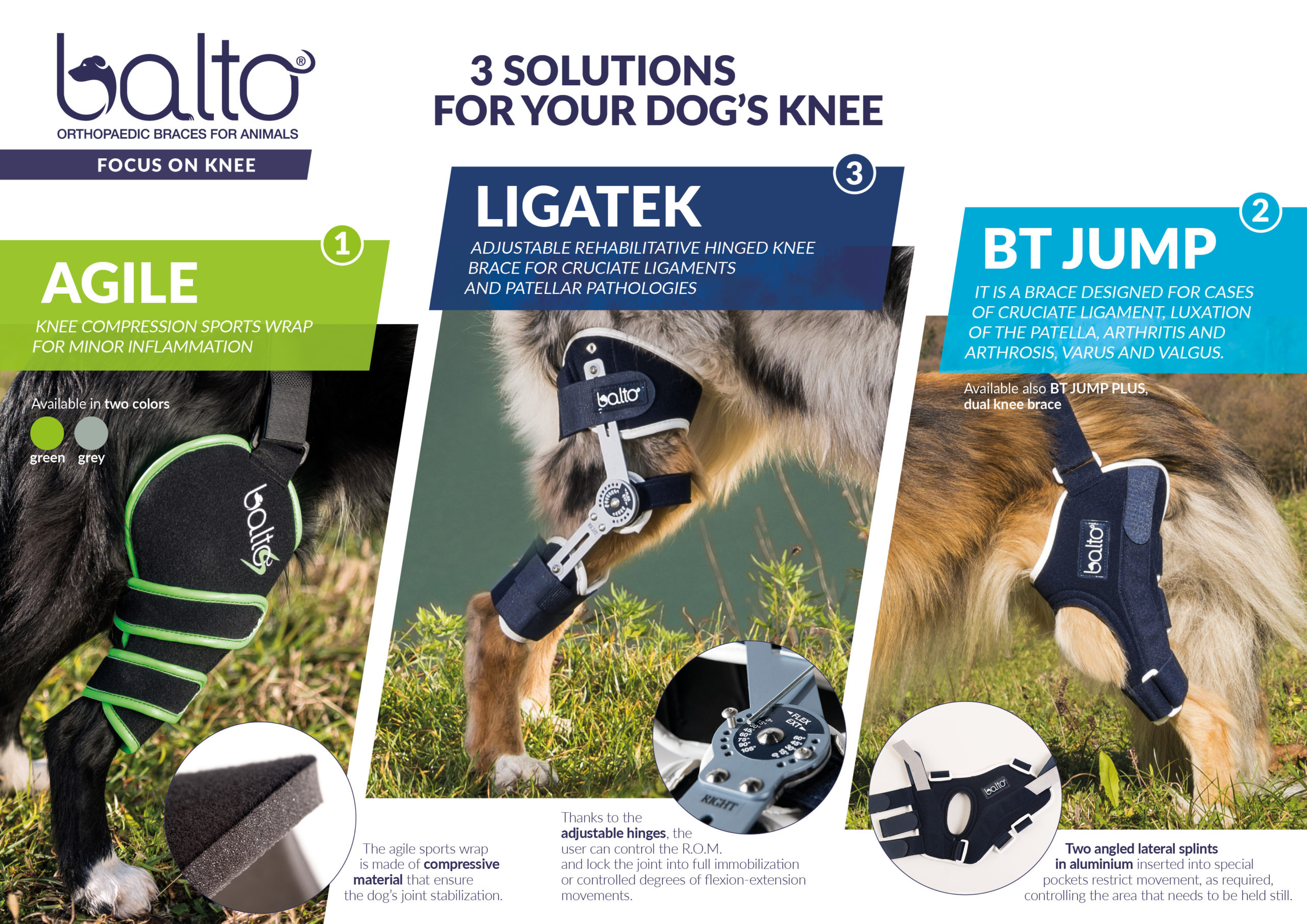Balto® Ligatek – Adjustable Hinged Knee Brace